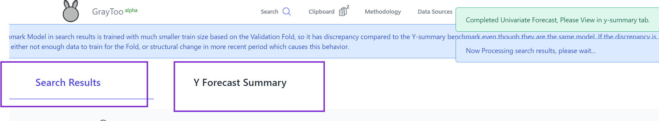 Search options